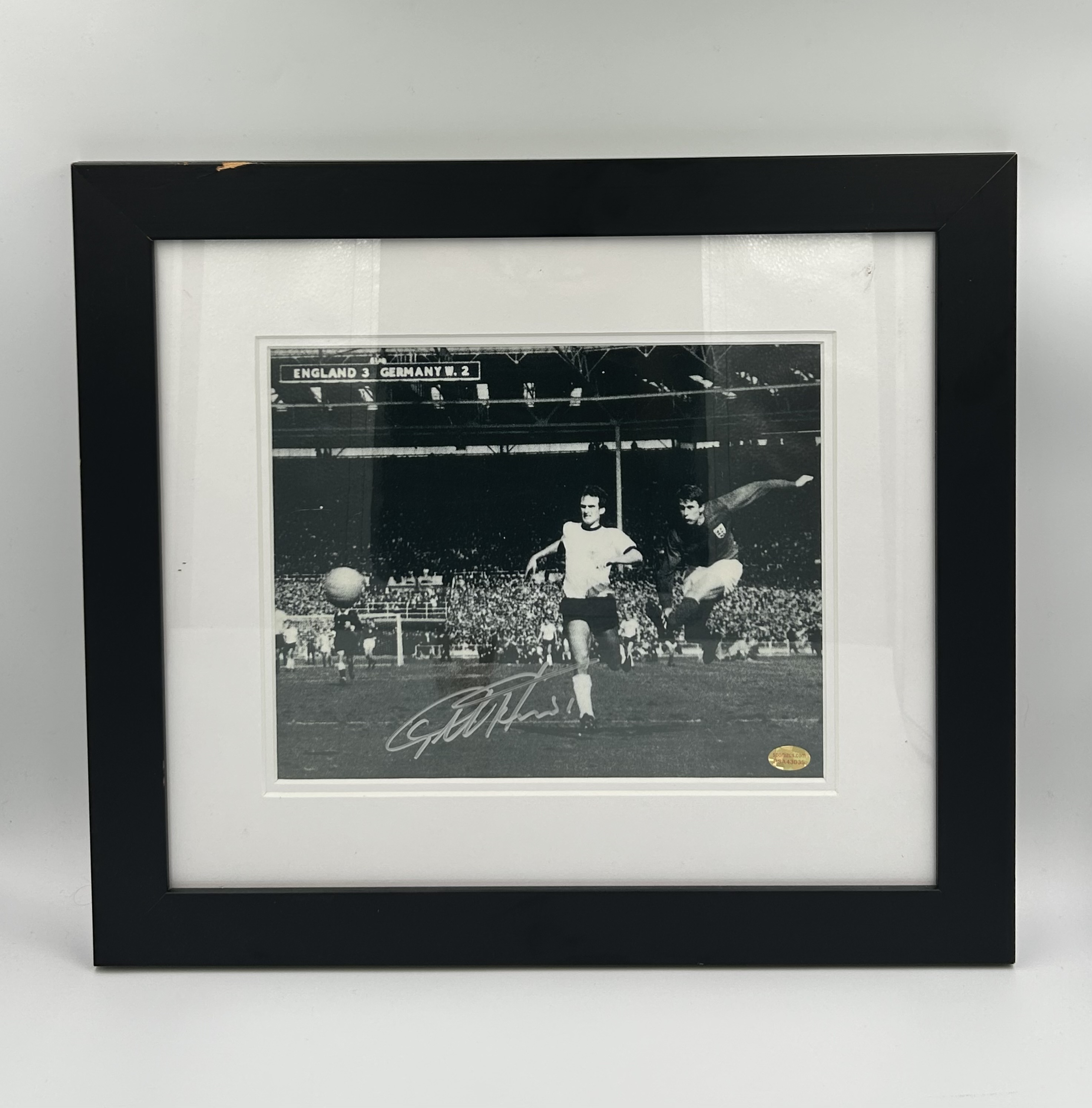 “They Think It’s All Over. It is now!” Jeff Hurst Signed
