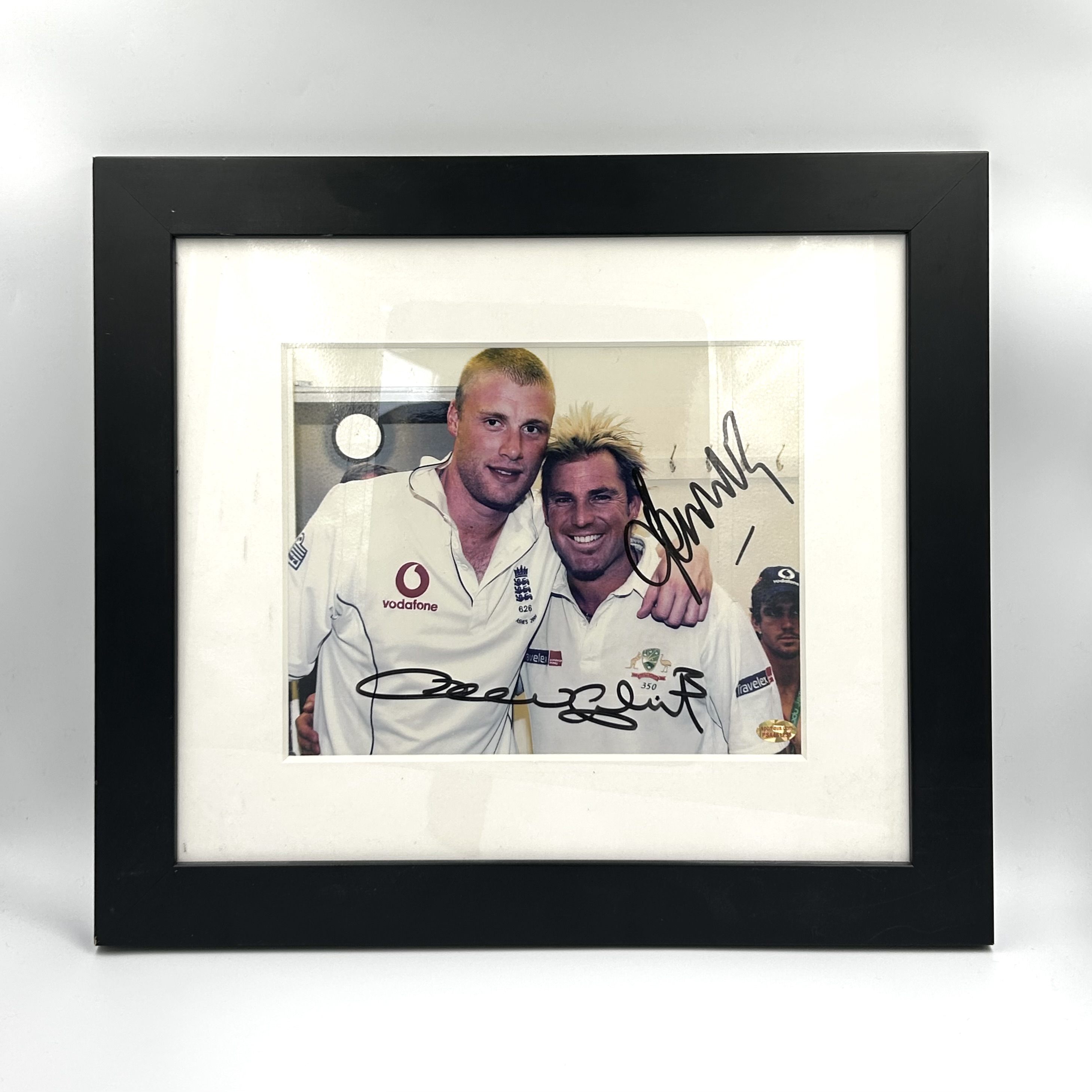 Flintoff and Warne Signed