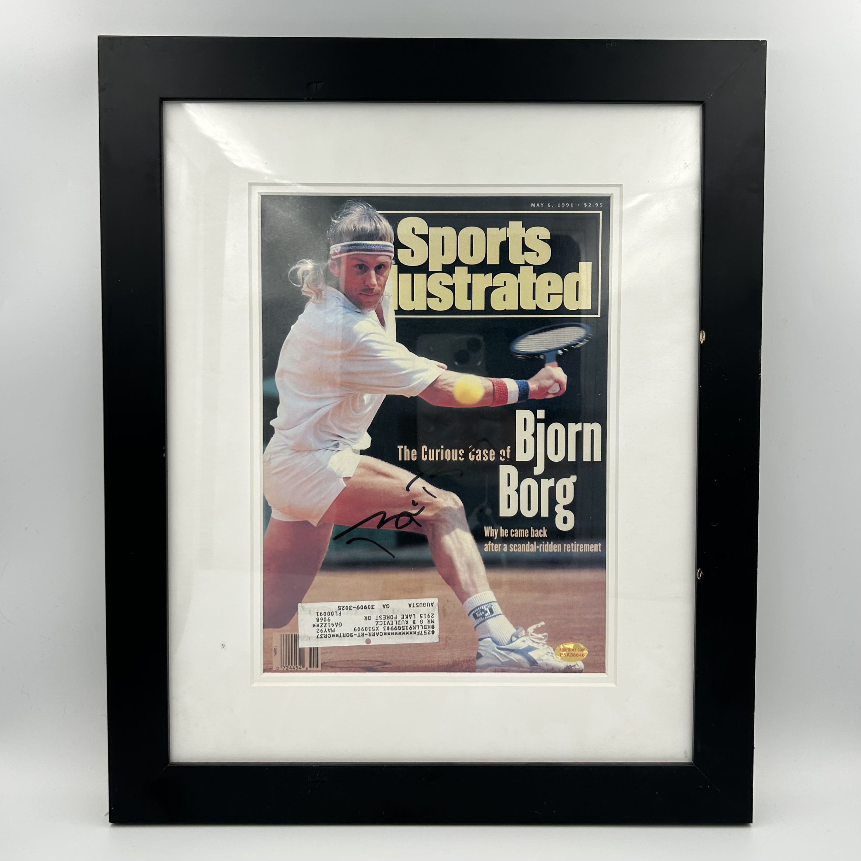 Bjorn Borg Sports Illustrated Signed