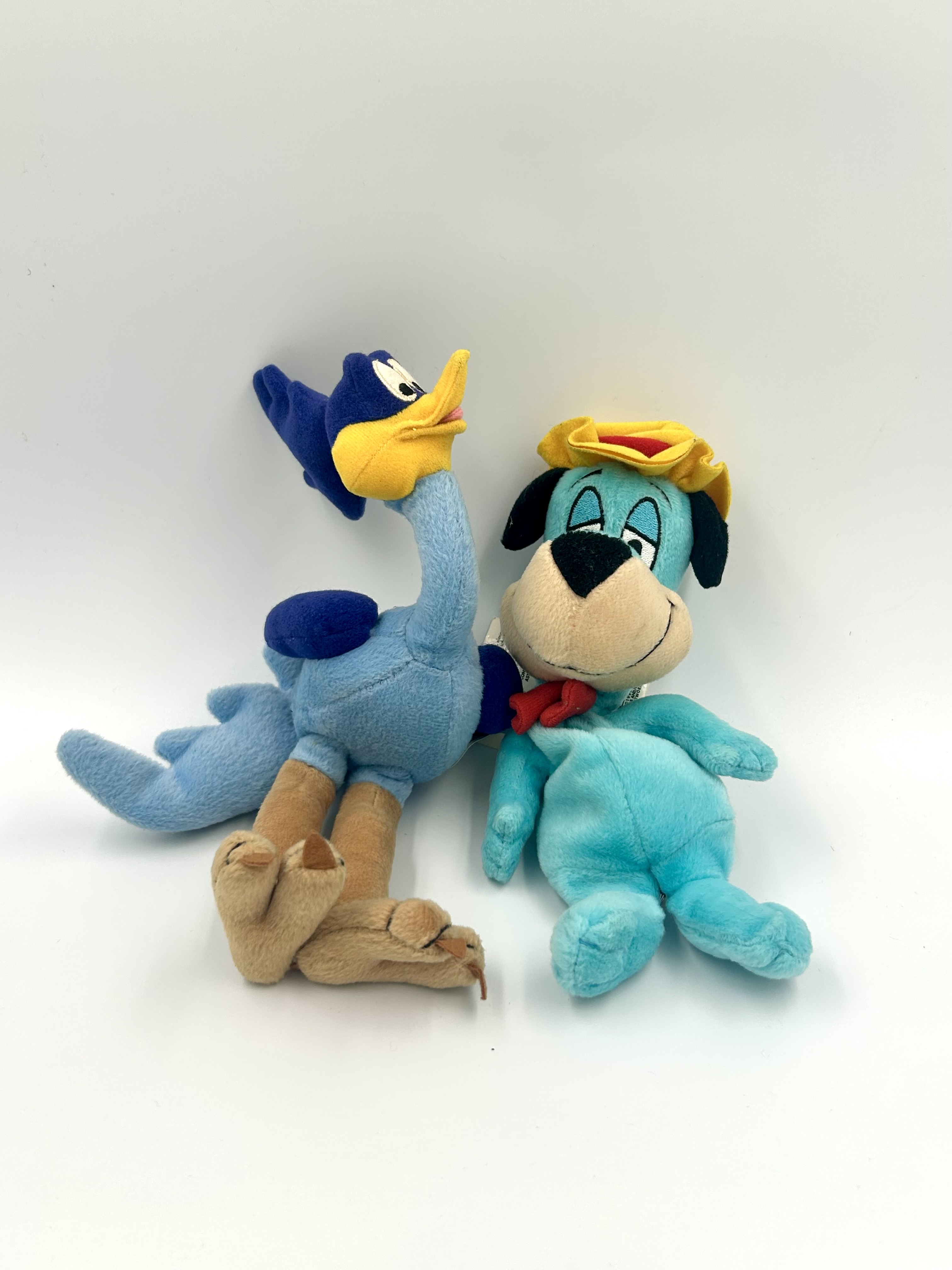 1990s Road Runner and Huckleberry Hound Plush