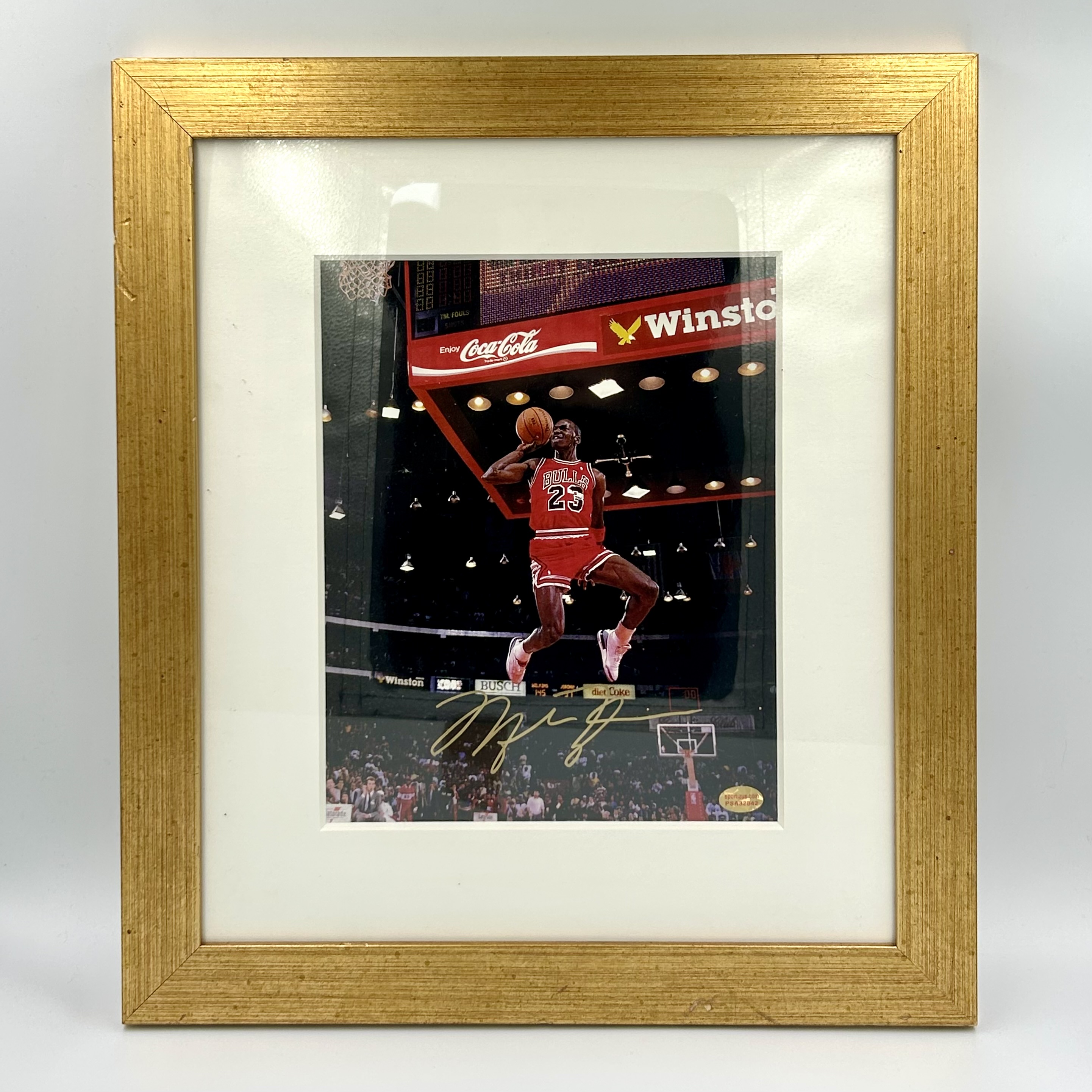 Michael Jordan Slam Dunk Signed