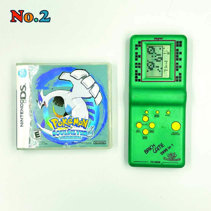 Pokémon SoulSilver & 9999-in-1 Brick Game