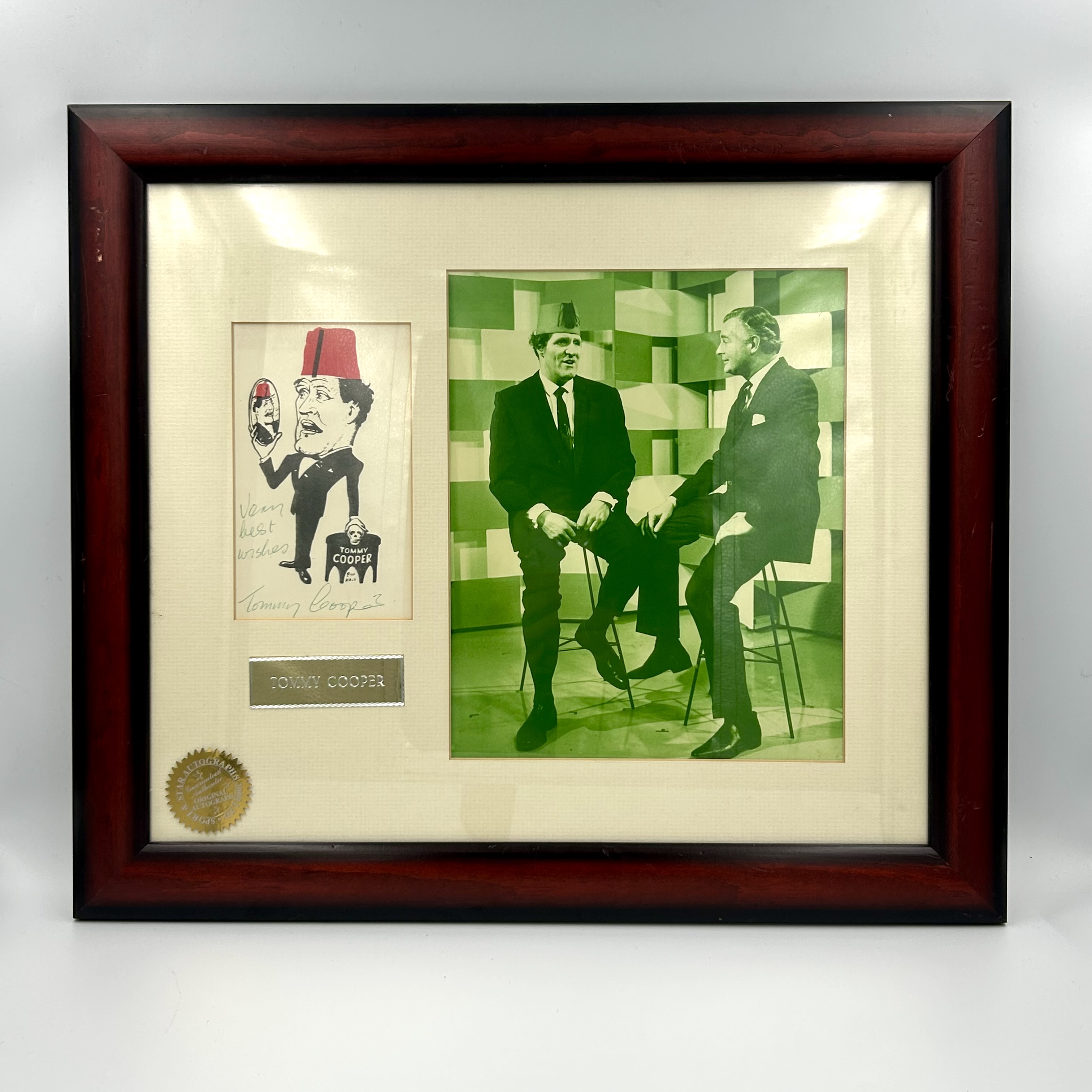 Tommy Cooper Signed Caricature