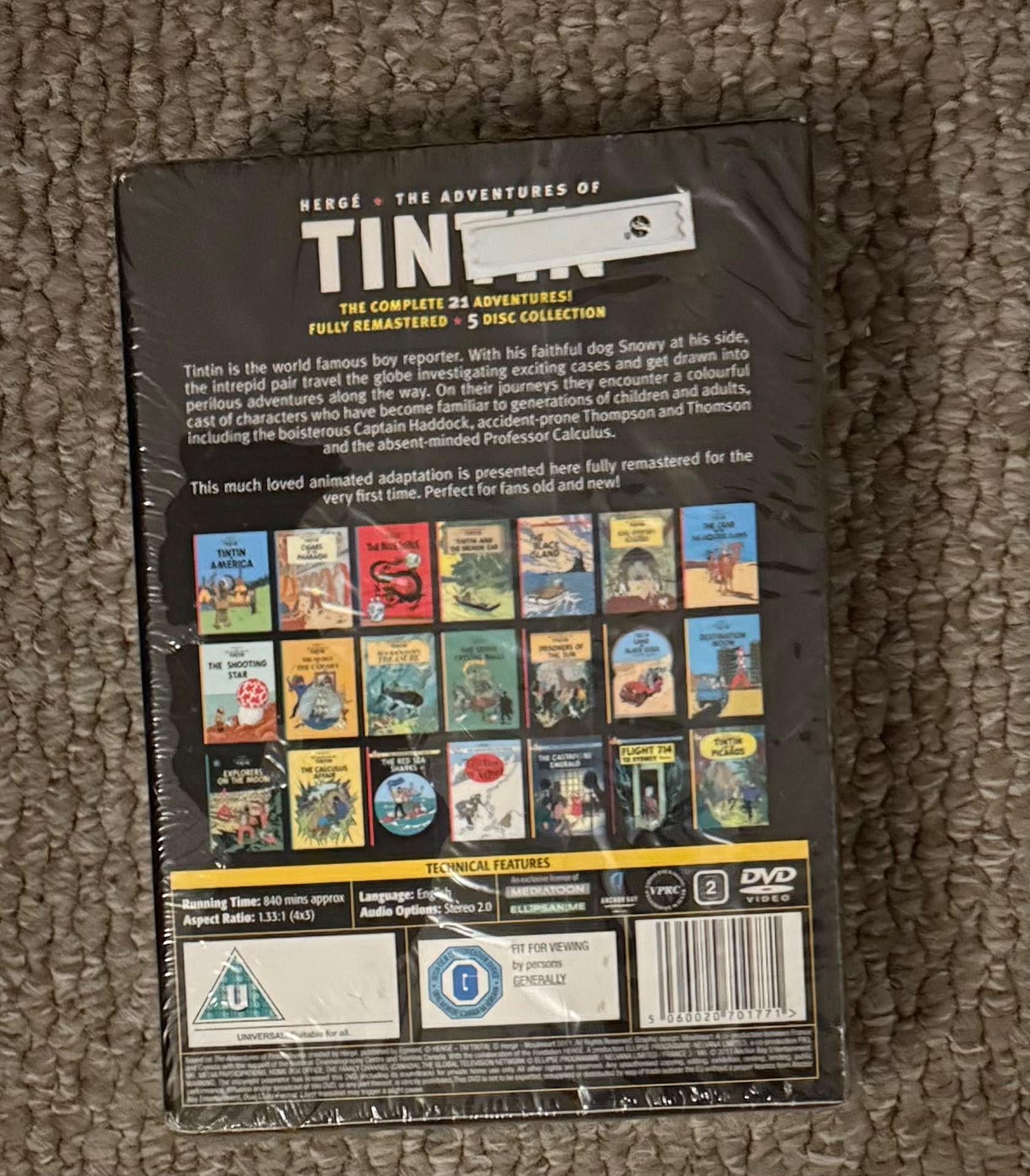 Official Moulinsart Tintin Lithograph featuring Tintin and Snowy from The Blue Lotus (Le Lotus Bleu) — photo 3