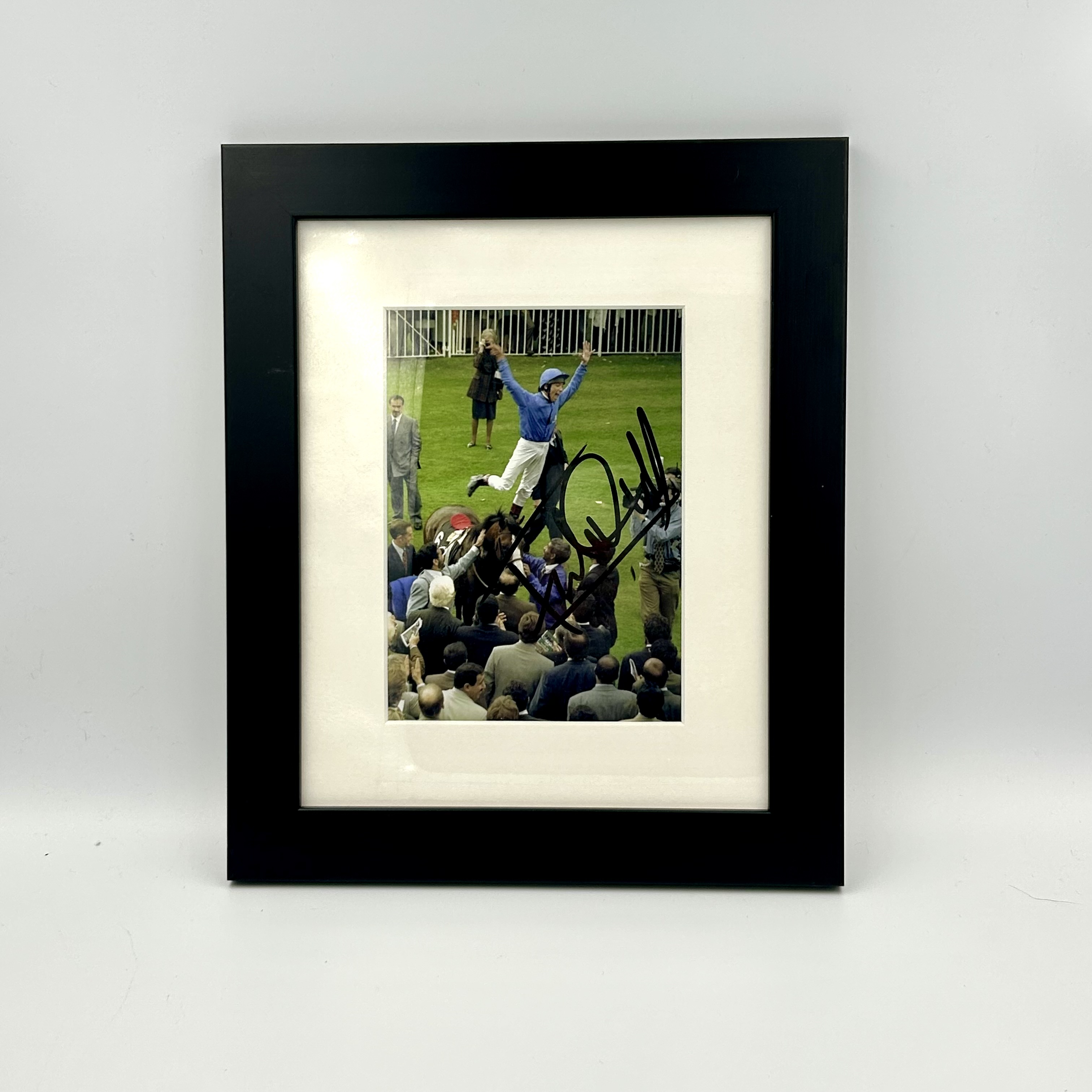 Frankie Dettori Celebration Dismount Signed